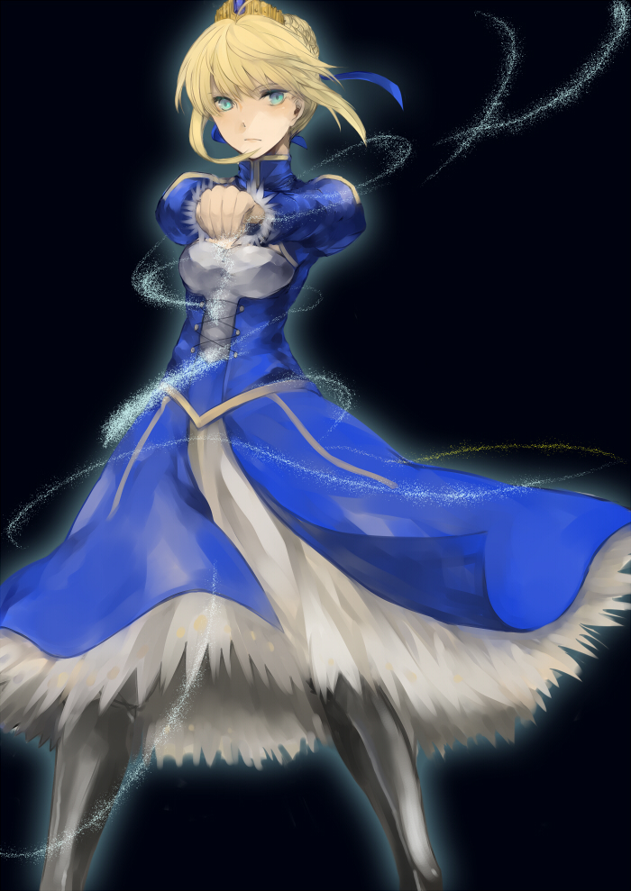 artoria pendragon and saber (fate and 1 more) drawn by nekoyanagi_mero