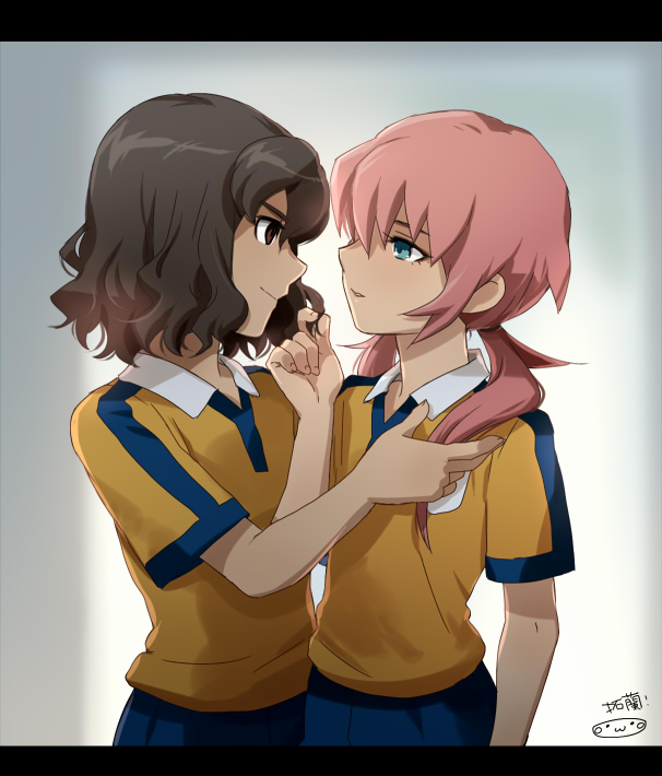 kirino ranmaru and shindou takuto (inazuma eleven and 1 more) drawn by mizuhara_aki