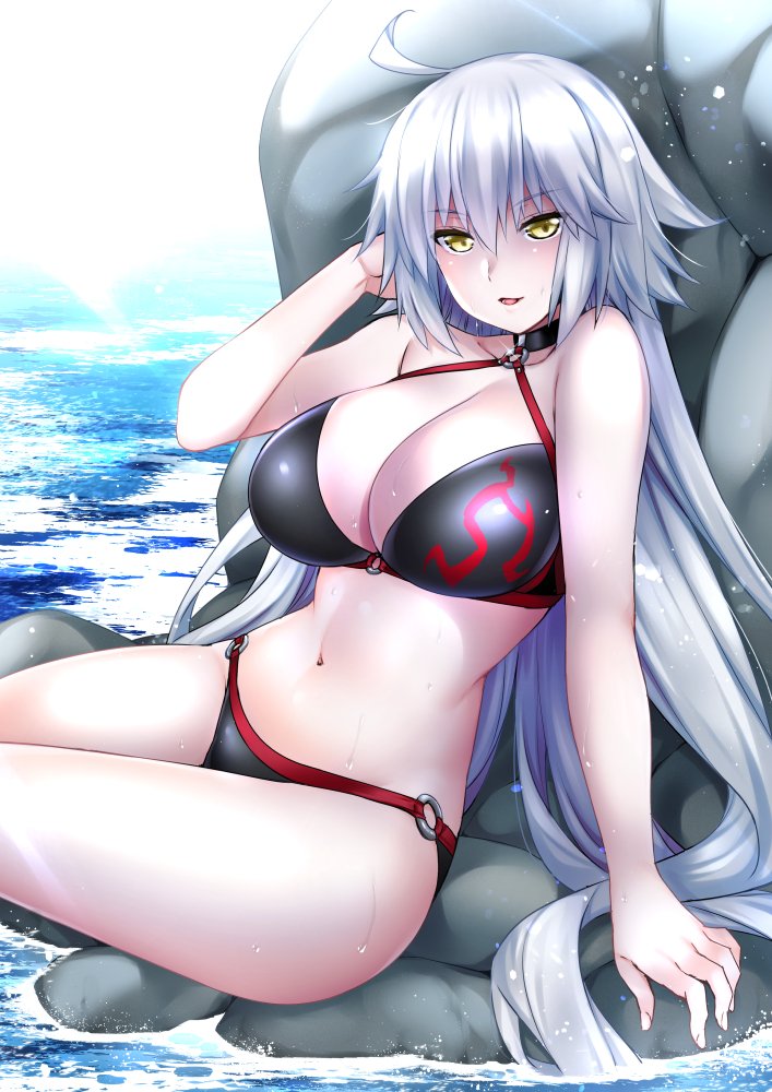 jeanne d'arc alter (fate and 1 more) drawn by abe_inori