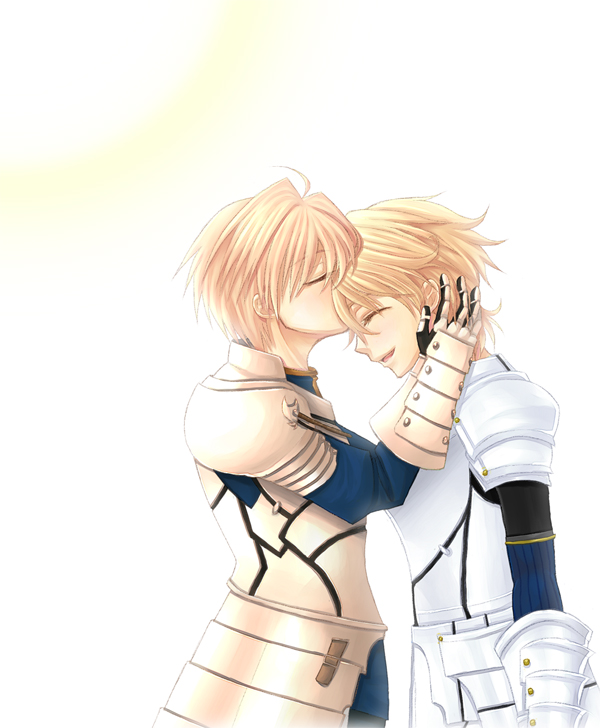arthur pendragon, gawain, and saver (fate and 2 more) drawn by akatsuki3
