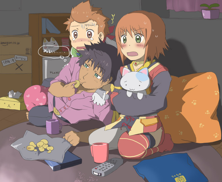 rita mordio, raven, and karol capel (tales of and 1 more) drawn by josephine-843