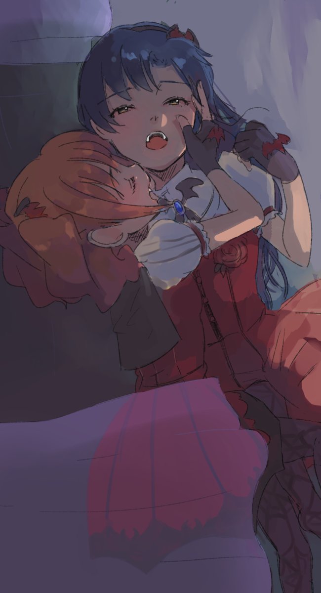 kisaragi chihaya and takatsuki yayoi (idolmaster) drawn by kuzuya_ramurin