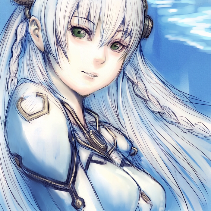 shurelia (ar tonelico and 1 more) drawn by fumio_(rsqkr)