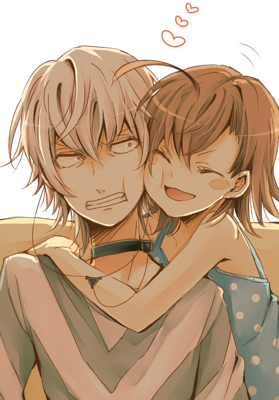 accelerator and last order (toaru majutsu no index) drawn by yamano_(151515)