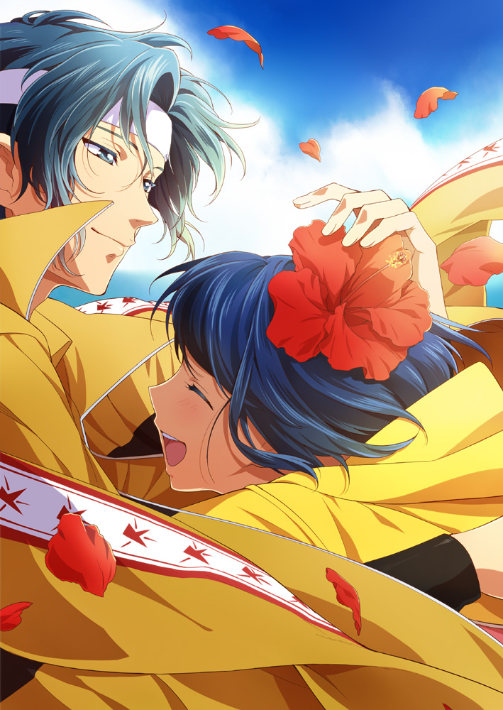 yukimura seiichi and tsujimoto ayaka (tennis no ouji-sama and 1 more) drawn by chikariya
