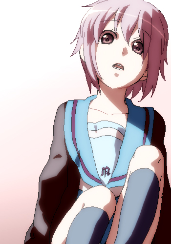 nagato yuki (suzumiya haruhi no yuuutsu) drawn by a-ka