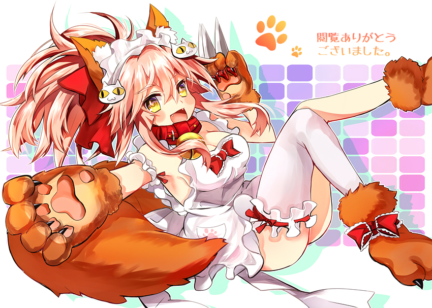 tamamo and tamamo cat (fate and 1 more) drawn by eru_(948143)