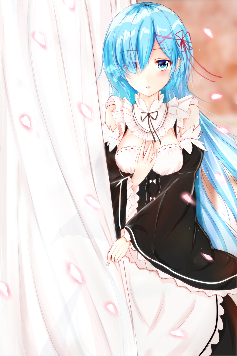 rem (re:zero kara hajimeru isekai seikatsu) drawn by fyy_(fyy8494)