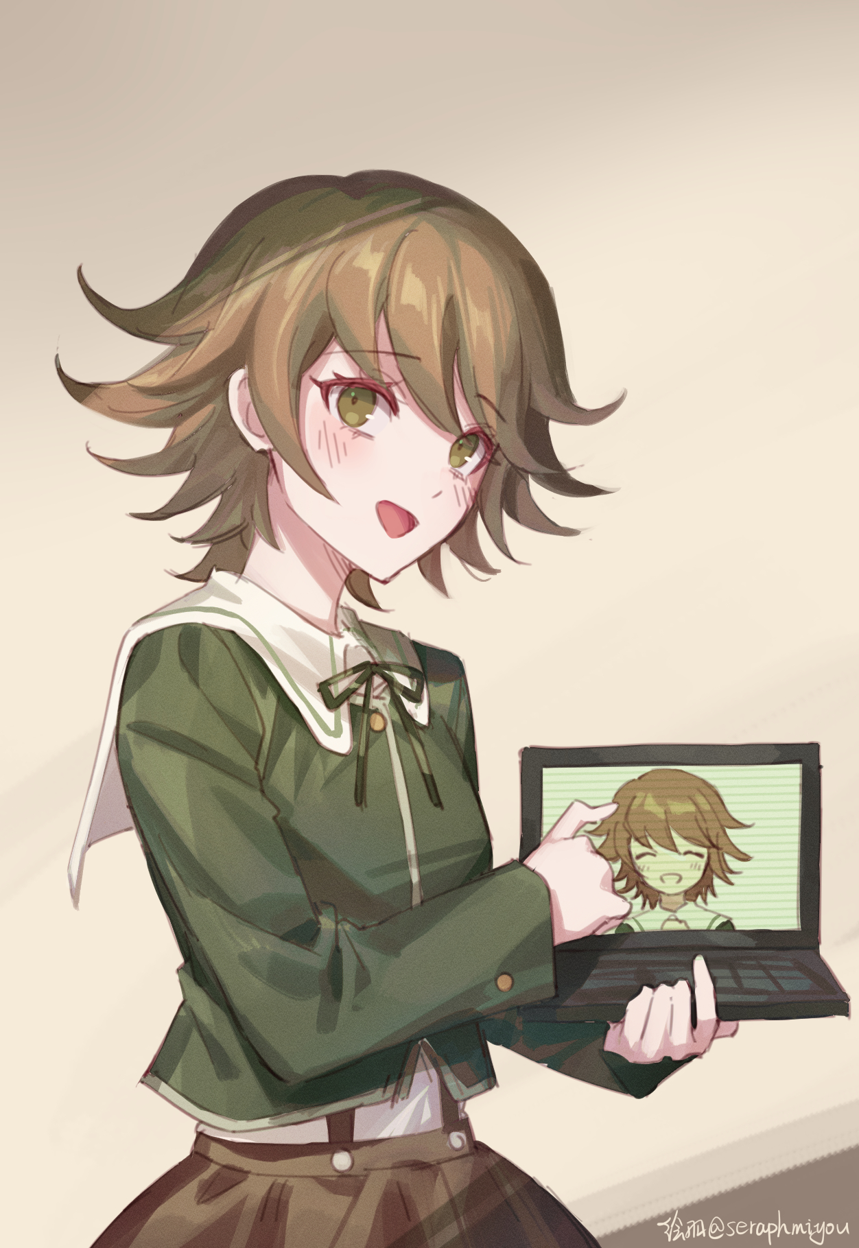 Fujisaki Chihiro And Alter Ego (Danganronpa And 1 More) Drawn By.
