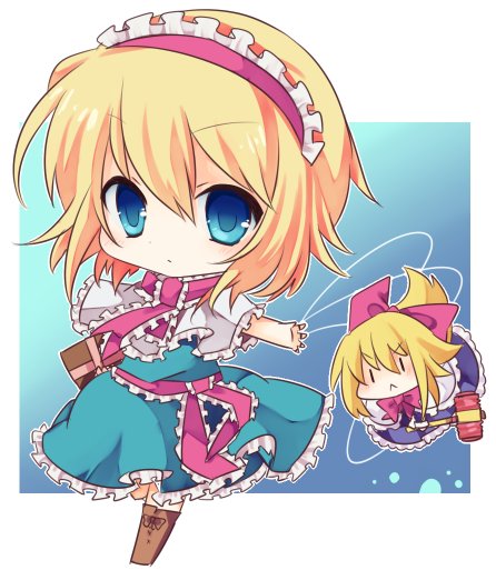 alice margatroid and shanghai doll (touhou) drawn by yukimiya_(parupunta)