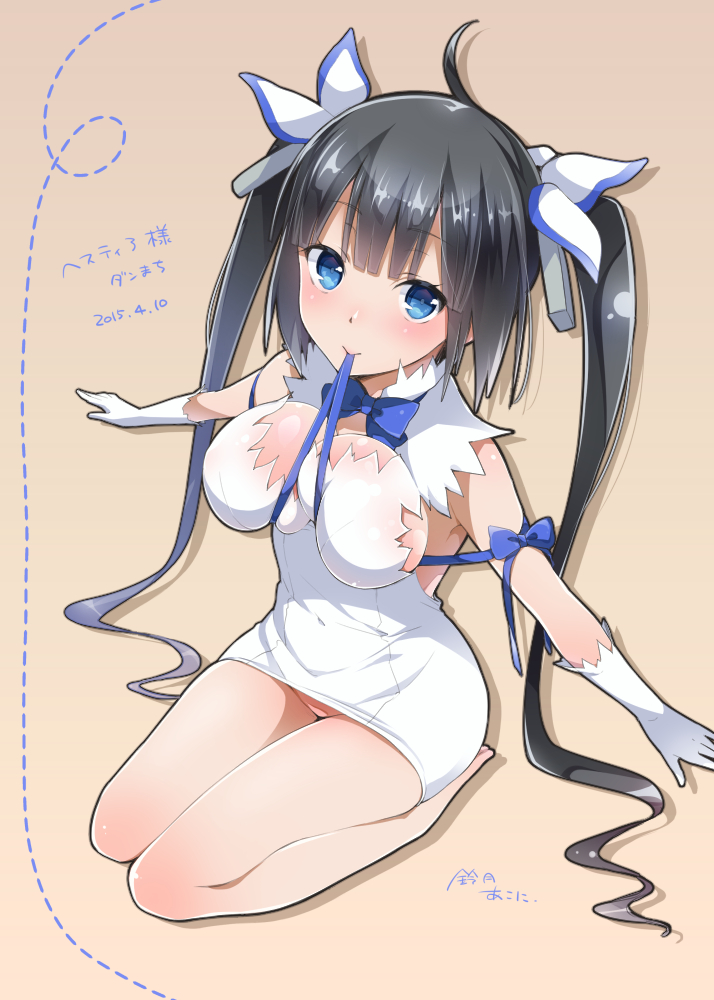hestia (dungeon ni deai wo motomeru no wa machigatteiru darou ka) drawn by suzuki_akoni