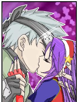 hatake kakashi and asamiya athena (the king of fighters and 1 more)