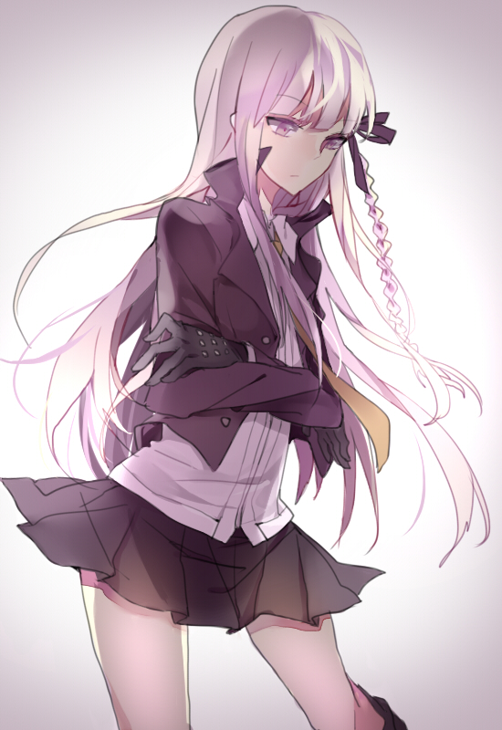 kirigiri kyoko (danganronpa and 1 more) drawn by crab_(nekokokoko)
