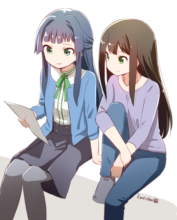 shibuya rin and mogami shizuka (idolmaster and 2 more) drawn by nagian