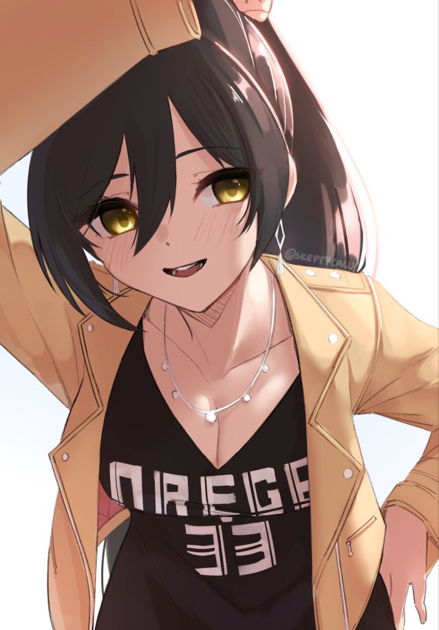 shirase sakuya (idolmaster and 1 more) drawn by skeptycally