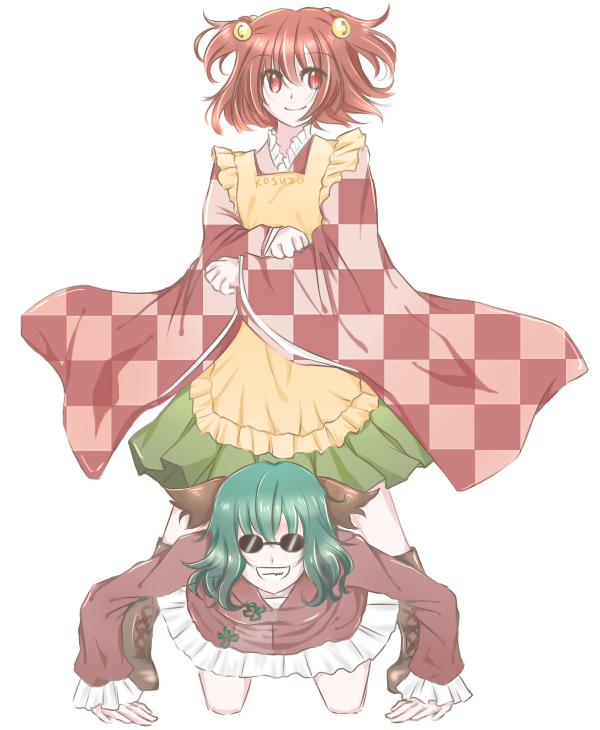 kasodani kyouko and motoori kosuzu (touhou and 1 more) drawn by sariteru