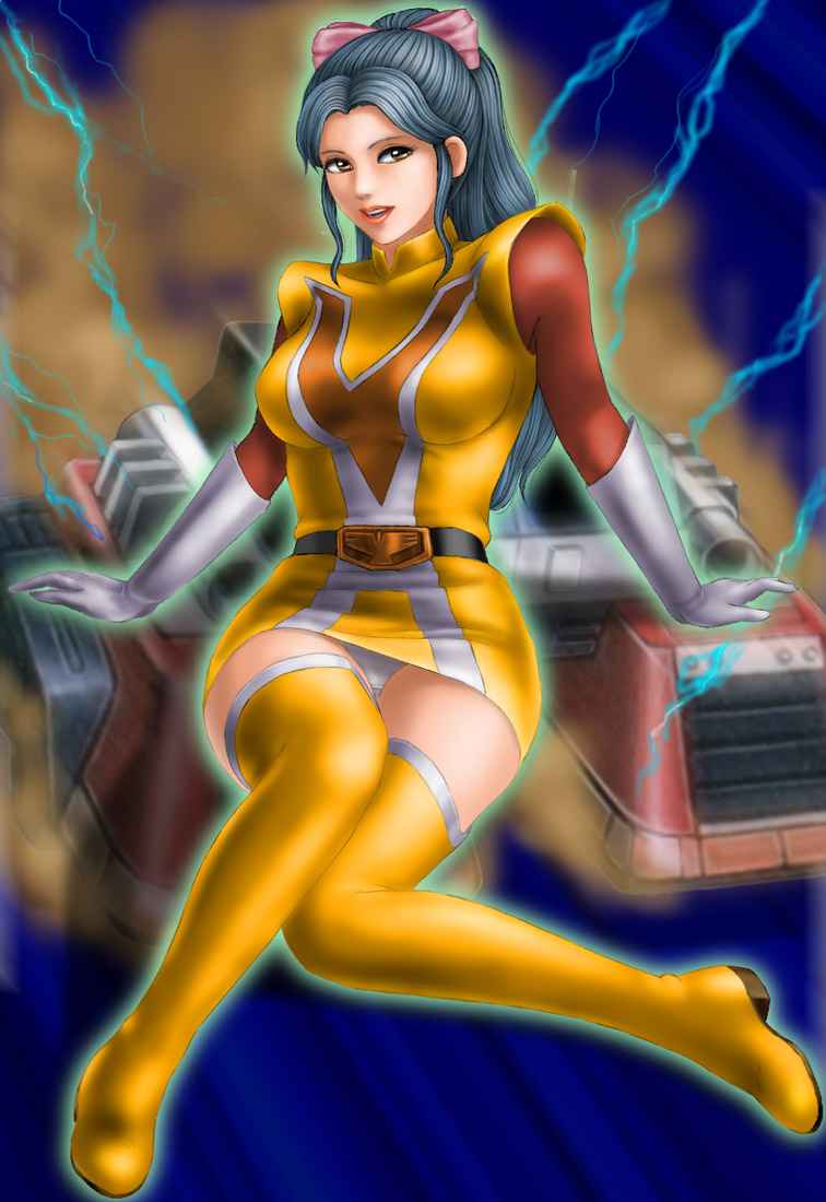 oka megumi (choudenji machine voltes v) drawn by toten_(der_fuhrer)
