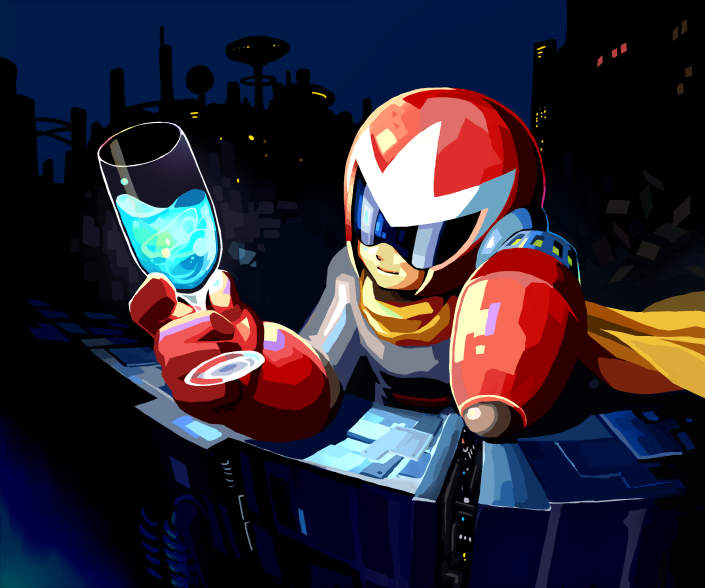 proto man (mega man) drawn by coramune