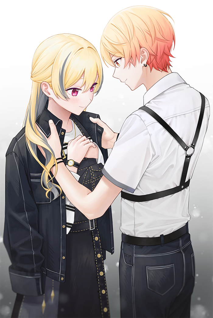 tenma tsukasa and tenma saki (project sekai) drawn by 2_(tsvf3235)
