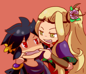 dark pit and viridi (kid icarus and 1 more) drawn by fluora