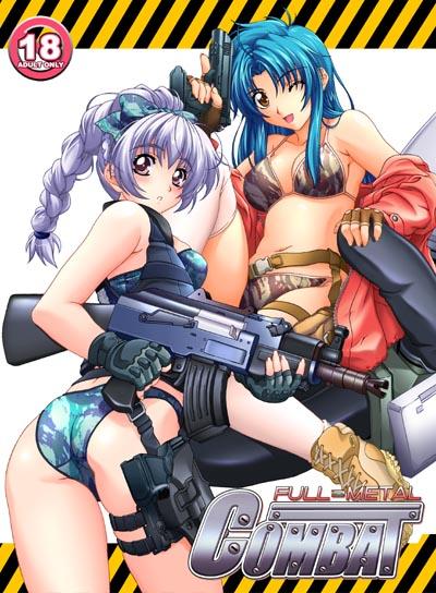 chidori kaname and teletha testarossa (full metal panic!) drawn by nagayori