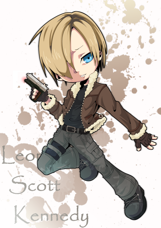 leon s. kennedy (resident evil and 1 more) drawn by monoc_(riho)