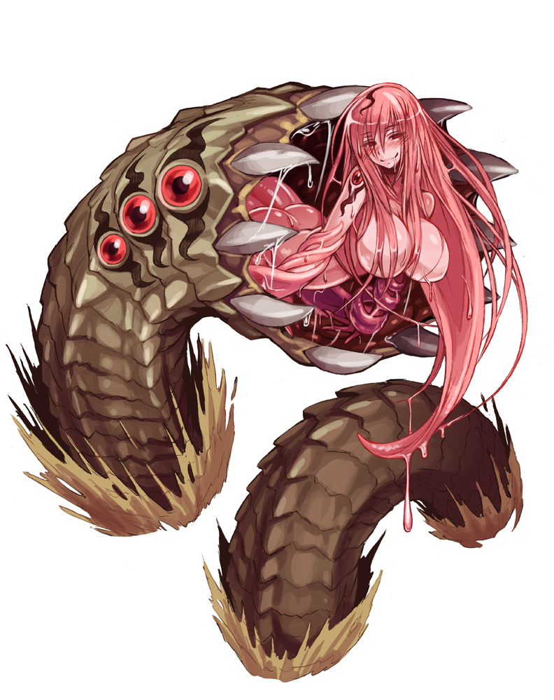 sandworm (monster girl encyclopedia) drawn by kenkou_cross