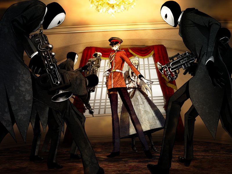 mary clarissa christie and sebastian moran (steampunk and 1 more) drawn by akira_(kaned_fools)
