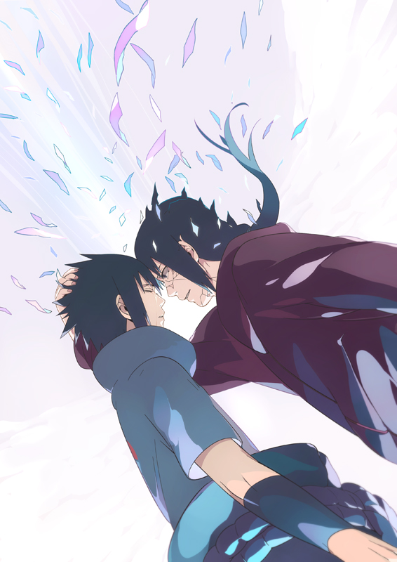 uchiha sasuke and uchiha itachi (naruto and 1 more) drawn by oba-min