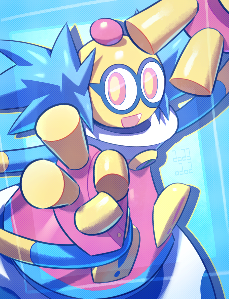 colorman.exe (mega man and 2 more) drawn by tsuchibori