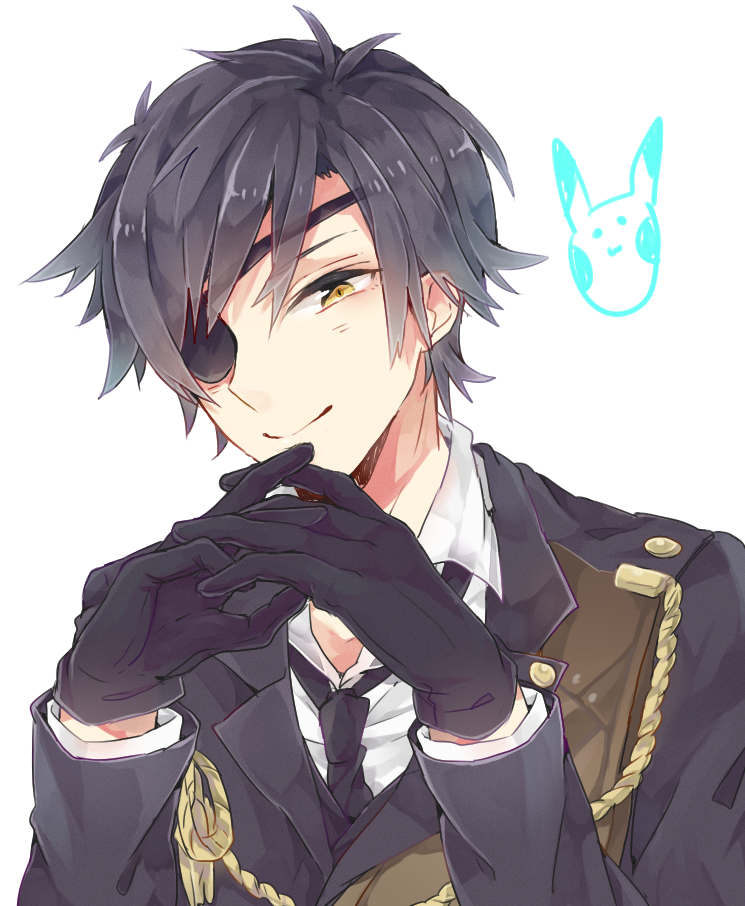 pikachu and shokudaikiri mitsutada (pokemon and 1 more) drawn by miura_(ayame)