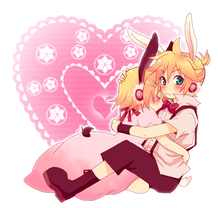 kagamine rin and kagamine len (vocaloid) drawn by tsuyuka_(sunny_spot)