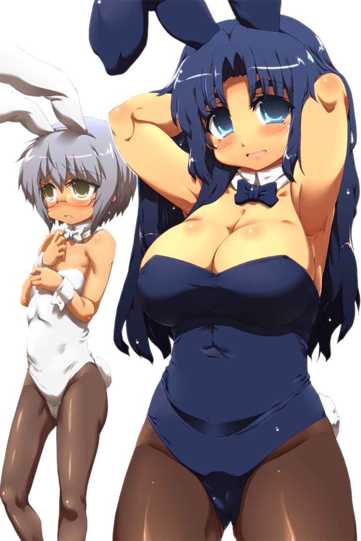 nagato yuki and asakura ryoko (suzumiya haruhi no yuuutsu and 1 more) drawn by tokyo_(great_akuta)