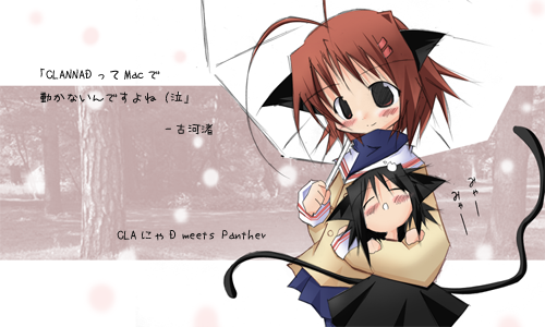 furukawa nagisa and osx (clannad and 1 more) drawn by mishima_yuuri