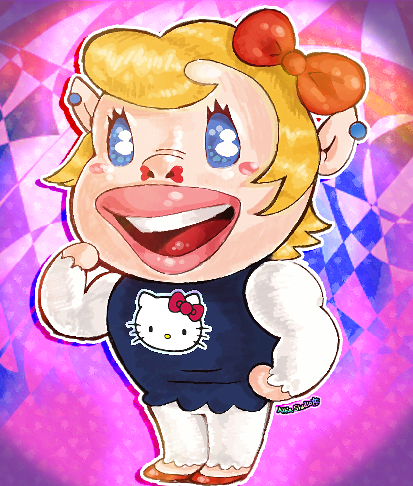 hello kitty and rilla (sanrio and 2 more) drawn by altiastudio