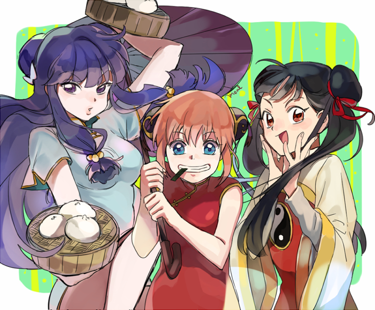shampoo, kagura, and li meiling (cardcaptor sakura and 2 more) drawn by mameal369