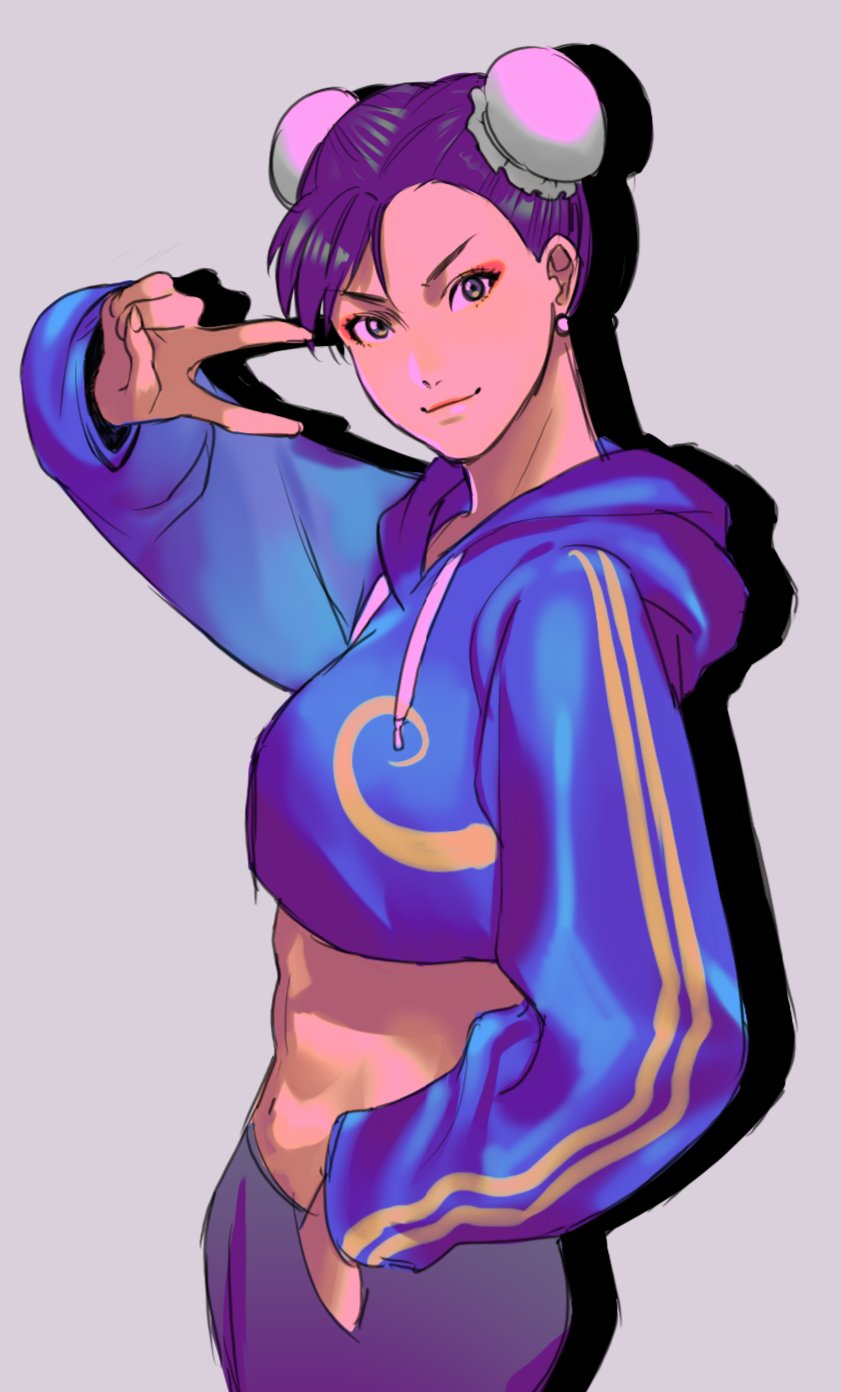 chun-li (street fighter and 1 more) drawn by hanny_(uirusu_chan)
