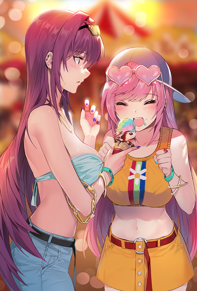 scathach and medb (fate and 1 more) drawn by damda