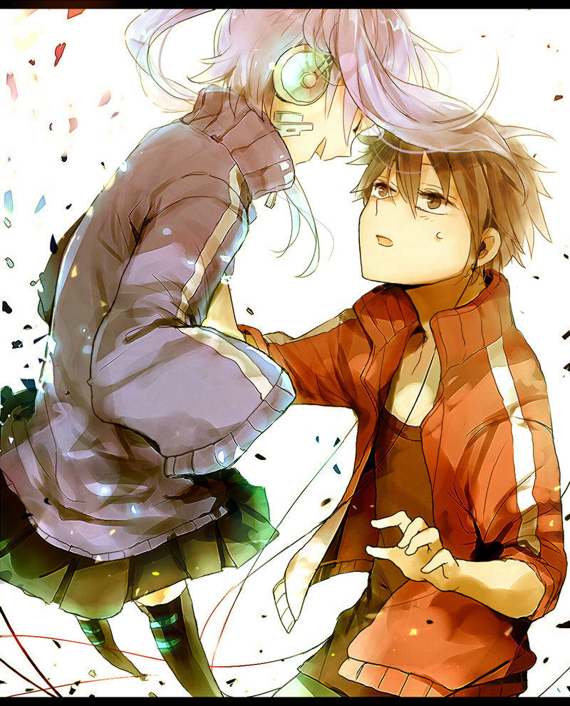 kisaragi shintarou and ene (vocaloid and 2 more) drawn by ayatoki-1
