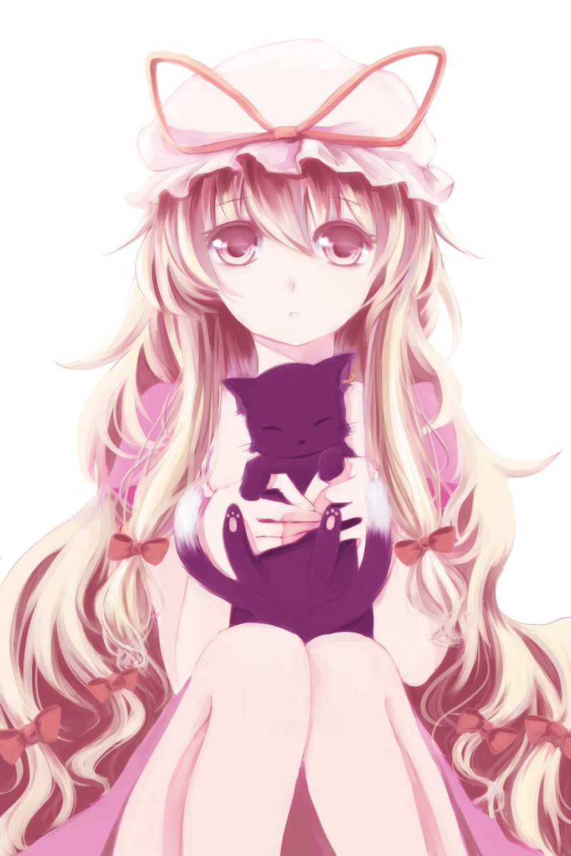 yakumo yukari and chen (touhou) drawn by hiiragi_(divineblue)