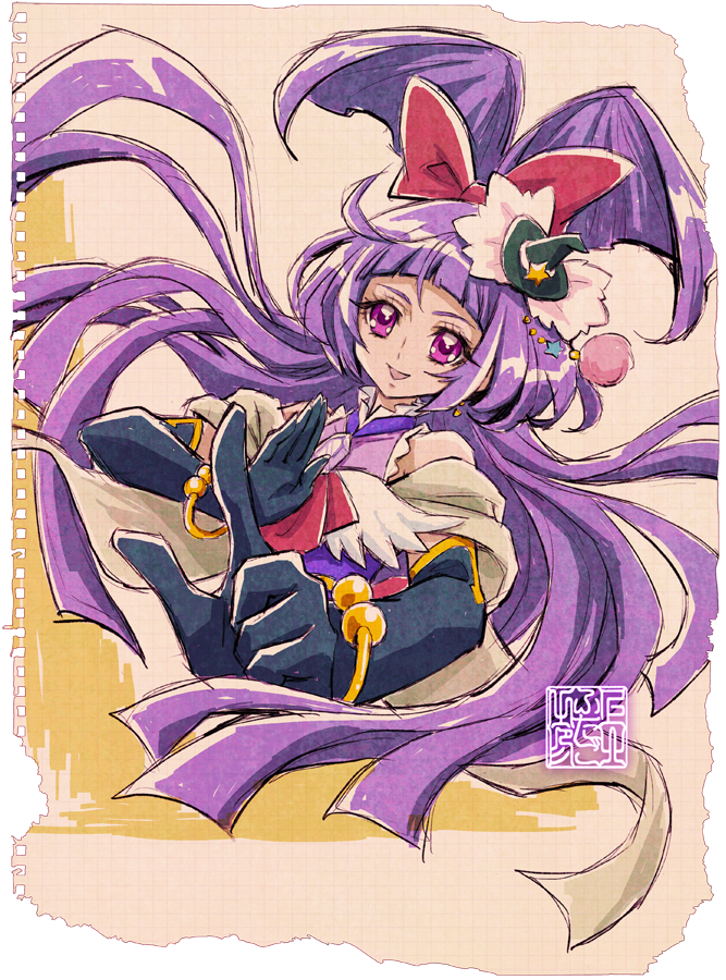 izayoi liko and cure magical (precure and 1 more) drawn by kamikita_futago