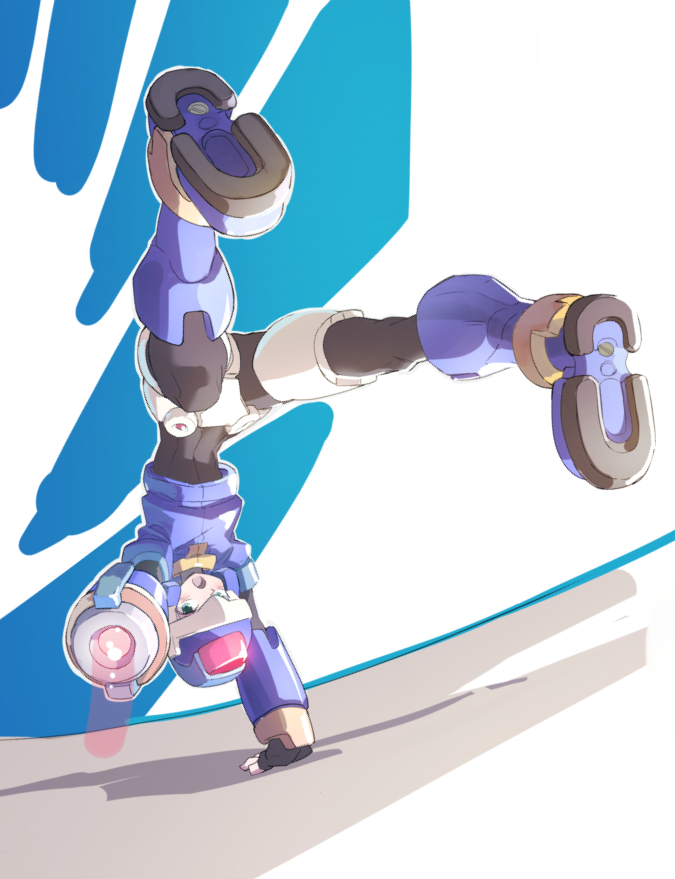vent and model x (mega man and 1 more) drawn by huanxiang_huifeng