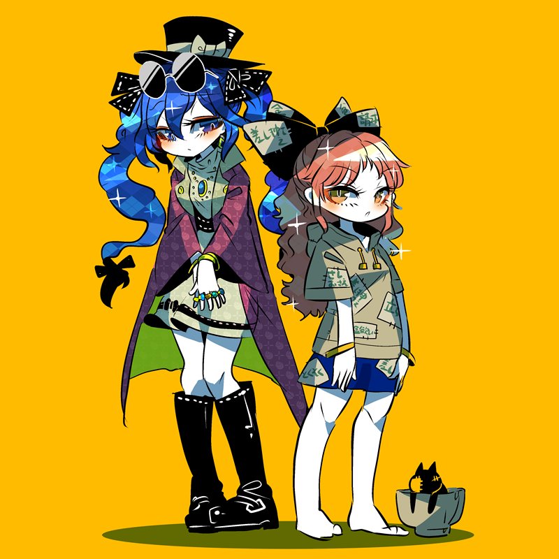 yorigami shion and yorigami jo'on (touhou) drawn by yt_(wai-tei)