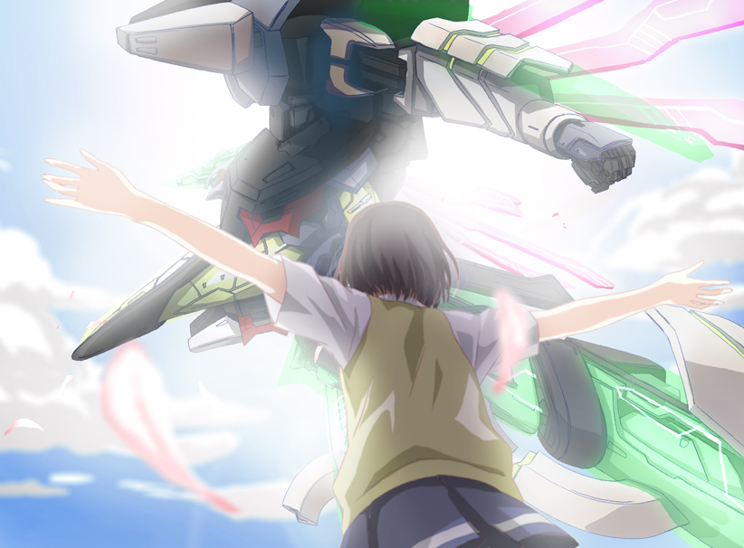 kaminagi ryouko and zegapain altair (zegapain) drawn by tarou99gou