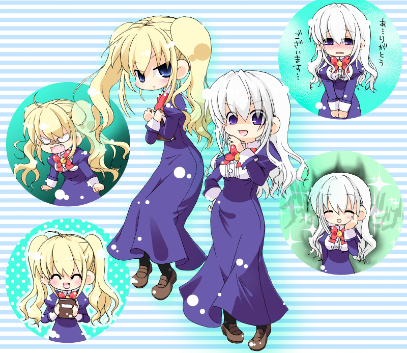 kisakinomiya chihaya and reizei awayuki (otome wa boku ni koishiteru) drawn by kasane