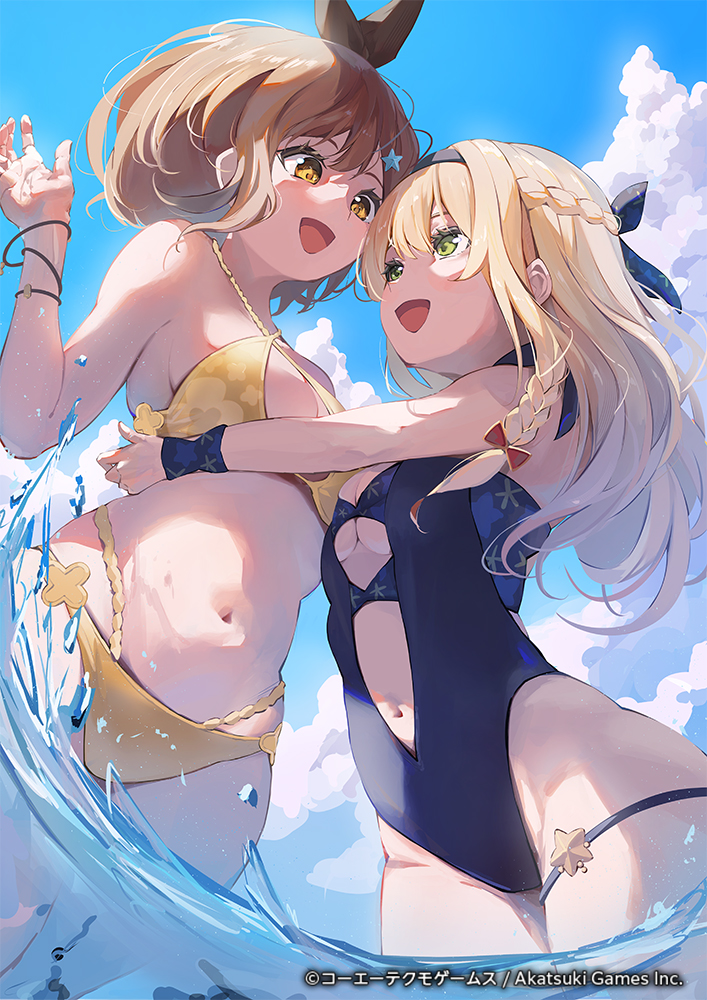 reisalin stout and klaudia valentz (atelier and 2 more) drawn by samu_(sam_deg369)