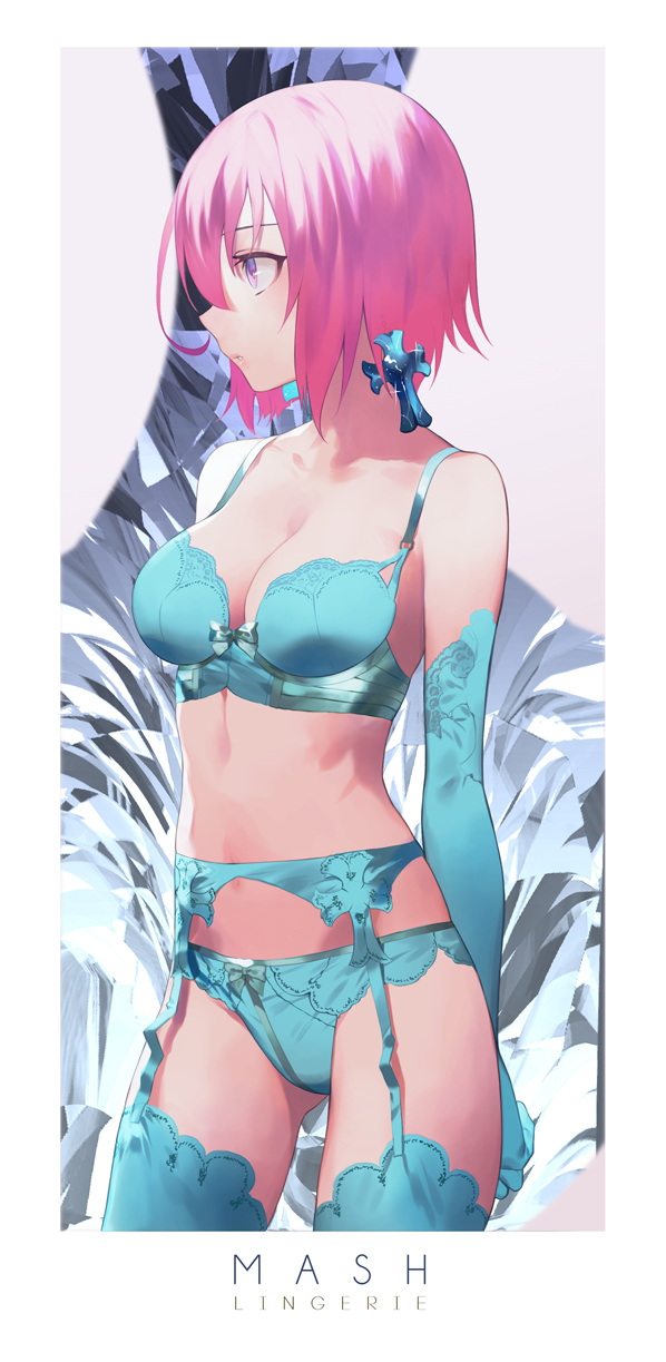 mash kyrielight (fate and 1 more) drawn by salmon88