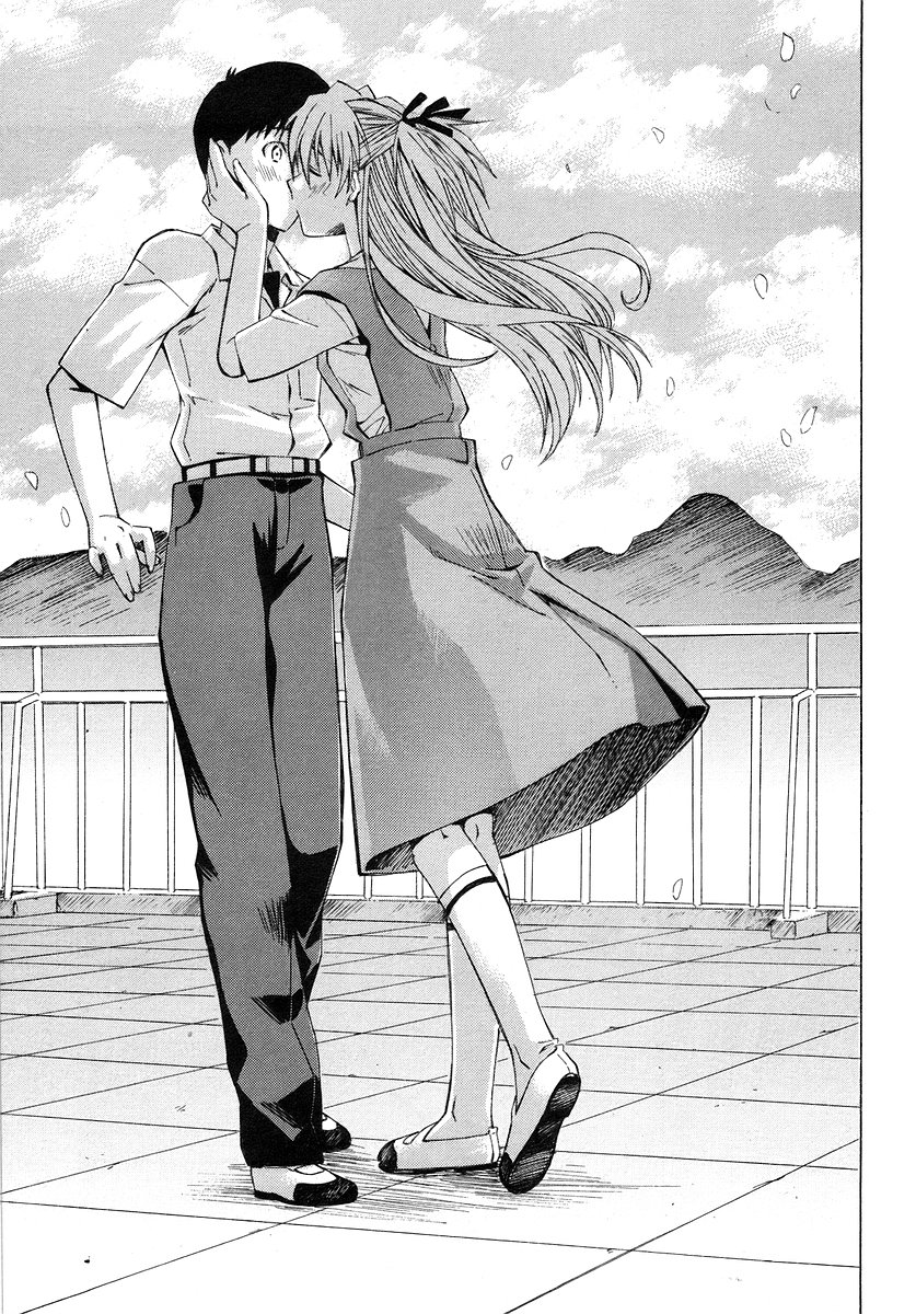 souryuu asuka langley and ikari shinji (neon genesis evangelion)