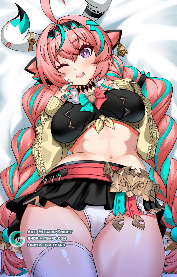 varesa (genshin impact) drawn by mitgard-knight