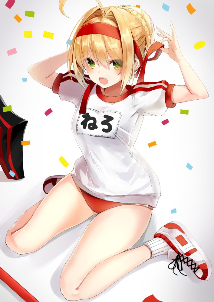 nero claudius (fate and 1 more) drawn by amahara_pekozaemon